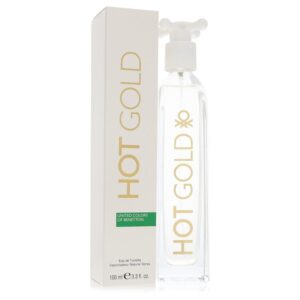 Hot Gold by Benetton - Eau De Toilette Spray 3.3 oz