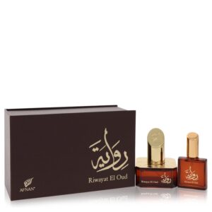 Riwayat El Oud by Afnan - Eau De Parfum Spray + Free .67 oz Travel EDP Spray 1.7 oz