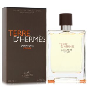 Terre D'hermes Eau Intense Vetiver by Hermes - Eau De Parfum Spray 6.8 oz