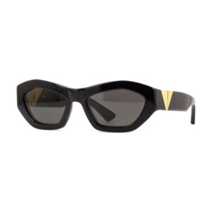 Bottega Veneta BV1221S Women's Sunglasses β Black / Grey, 54mm