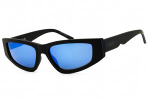 DKNY DK560S Women's Sunglasses β Black / Blue Mirror, 55mm