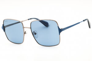 Max & Co MO0072 Women's Sunglasses β Shiny Light Ruthenium / Blue, 56mm