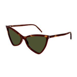 Saint Laurent SL475JERRY Women's Sunglasses β Havana / Green, 58mm