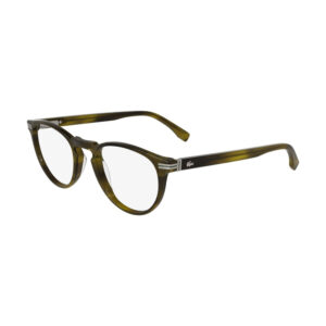 Lacoste L2966 Men's Eyeglasses – Striped Khaki, 50mm