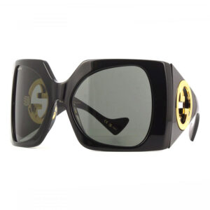 Gucci GG1255S Women's Sunglasses – Black / Smoke, 64mm