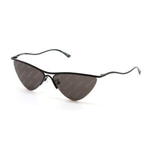 Balenciaga BB0093S Women's Sunglasses – Black / Grey With Brand Logo, 61mm