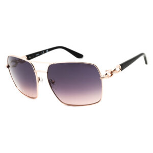 Guess GU00159 Women's Sunglasses β Shiny Rose Gold / Smoke Gradient, 63mm