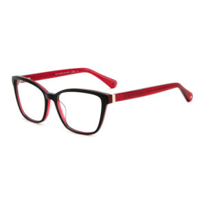 Kate Spade BELEN Women's Eyeglasses β Black/Red, 55mm