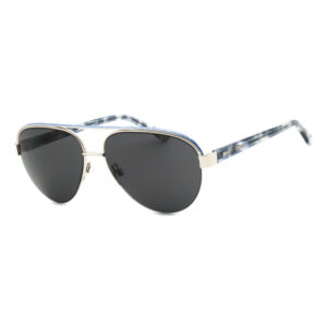 Bebe BB7252 Women's Sunglasses – Silver / Dark Grey, 57mm