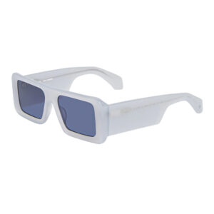 Off-White OERI140TROY Unisex Sunglasses – Grey / Blue, 55mm
