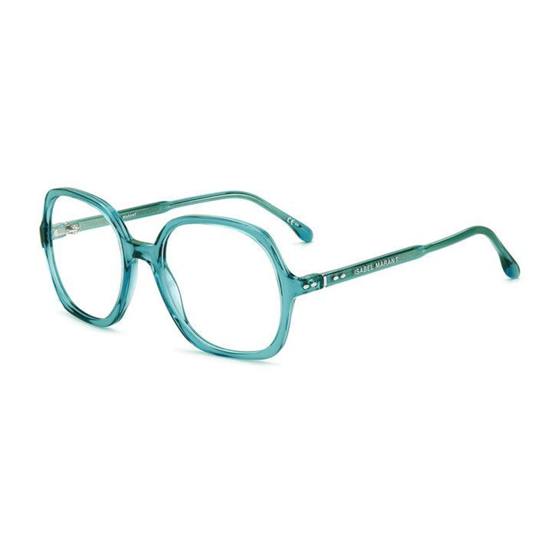 Isabel Marant IM0087 Unisex Eyeglasses – Transparent Teal, 54mm