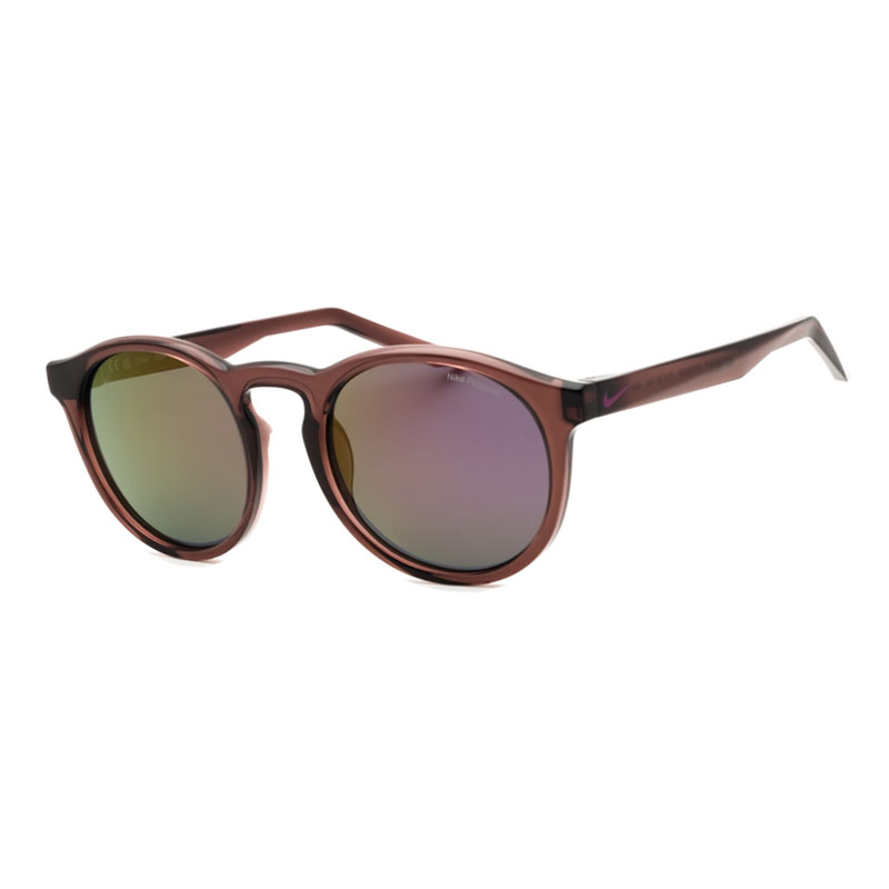 Nike NIKESWERVEPFD1850 Unisex Sunglasses – Plum Eclipse / Pink Flash Polarized, 51mm