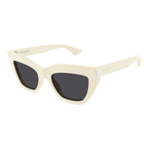 Saint Laurent SL759 Women's Sunglasses β Shiny Ivory / Black, 53mm