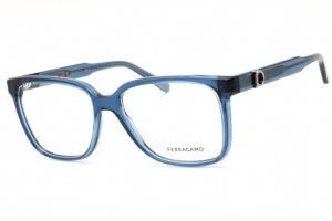 Salvatore Ferragamo SF3043E Men's Eyeglasses β Transparent Blue, 57mm