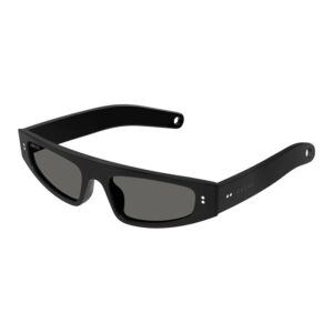 Gucci GG1634S Women's Sunglasses – Black / Grey With Neon Yellow Cord, 51mm