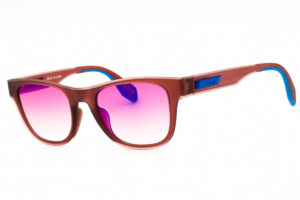 Adidas OR0079 Unisex Sunglasses – Matte Bordeaux / Pink Gradient, 51mm