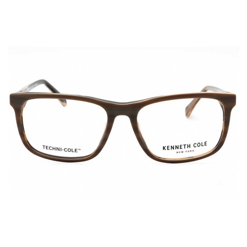 Kenneth Cole New York KC0359 Men's Eyeglasses – Light Brown, 56mm - Image 2
