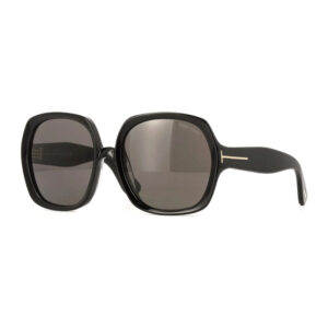 Tom Ford FT1221 Women's Sunglasses β Shiny Black / Smoke, 60mm