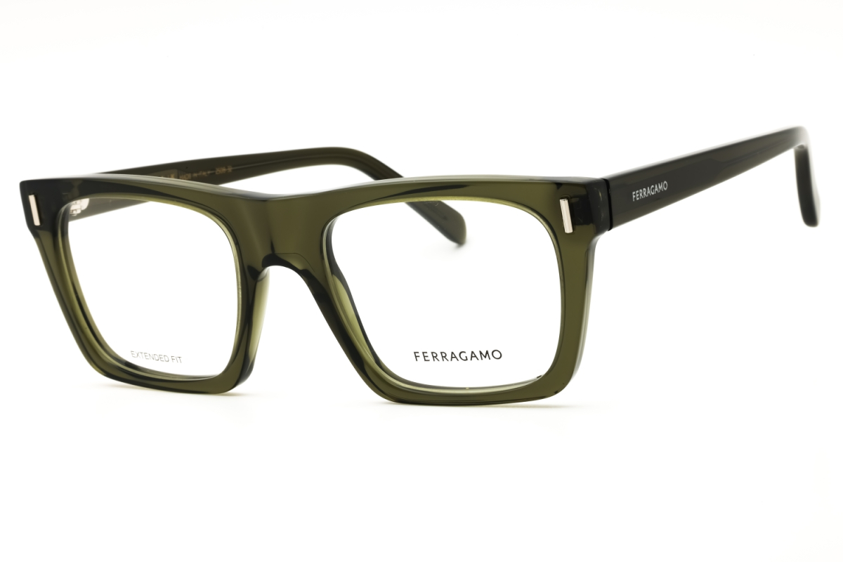 Salvatore Ferragamo SF3029 Men's Eyeglasses – Transparent Khaki, 54mm