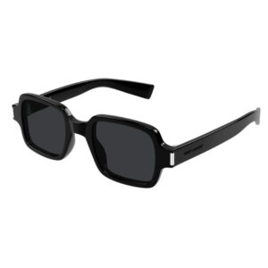 Saint Laurent SL720 Men's Sunglasses – Shiny Black / Grey, 48mm