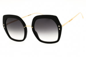 Isabel Marant IM0085/S Women's Sunglasses β Black/Gold / Dark Grey Gradient, 55mm