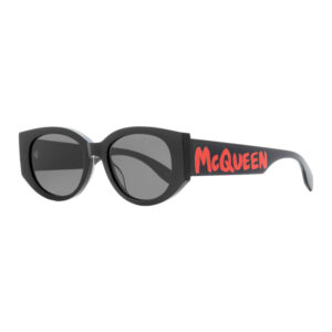Alexander McQueen AM0330S Women's Sunglasses β Black / Grey, 54mm