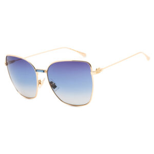 Etro ETRO0021/S Women's Sunglasses β Rose Gold / Blue Grey Gradient, 60mm
