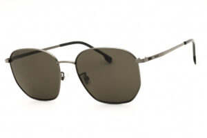 Hugo Boss BOSS1673/F/SK Men's Sunglasses – Ruthenium / Dark Grey, 57mm
