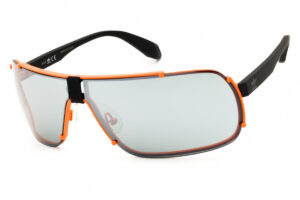 Adidas OR0030 Men's Sunglasses – Matte Orange / Smoke Mirror, 75mm