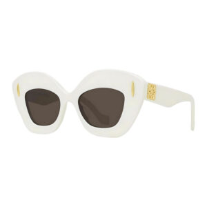 Loewe LW40127I Women's Sunglasses β Ivory / Brown, 48mm