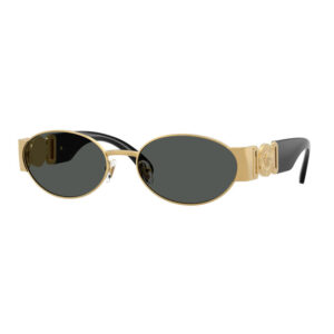 Versace VE2299 Women's Sunglasses β Gold/Black / Dark Grey, 56mm