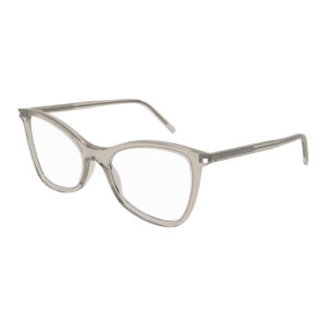 Saint Laurent SL478JERRY Women's Eyeglasses – Transparent Light Peach, 53mm