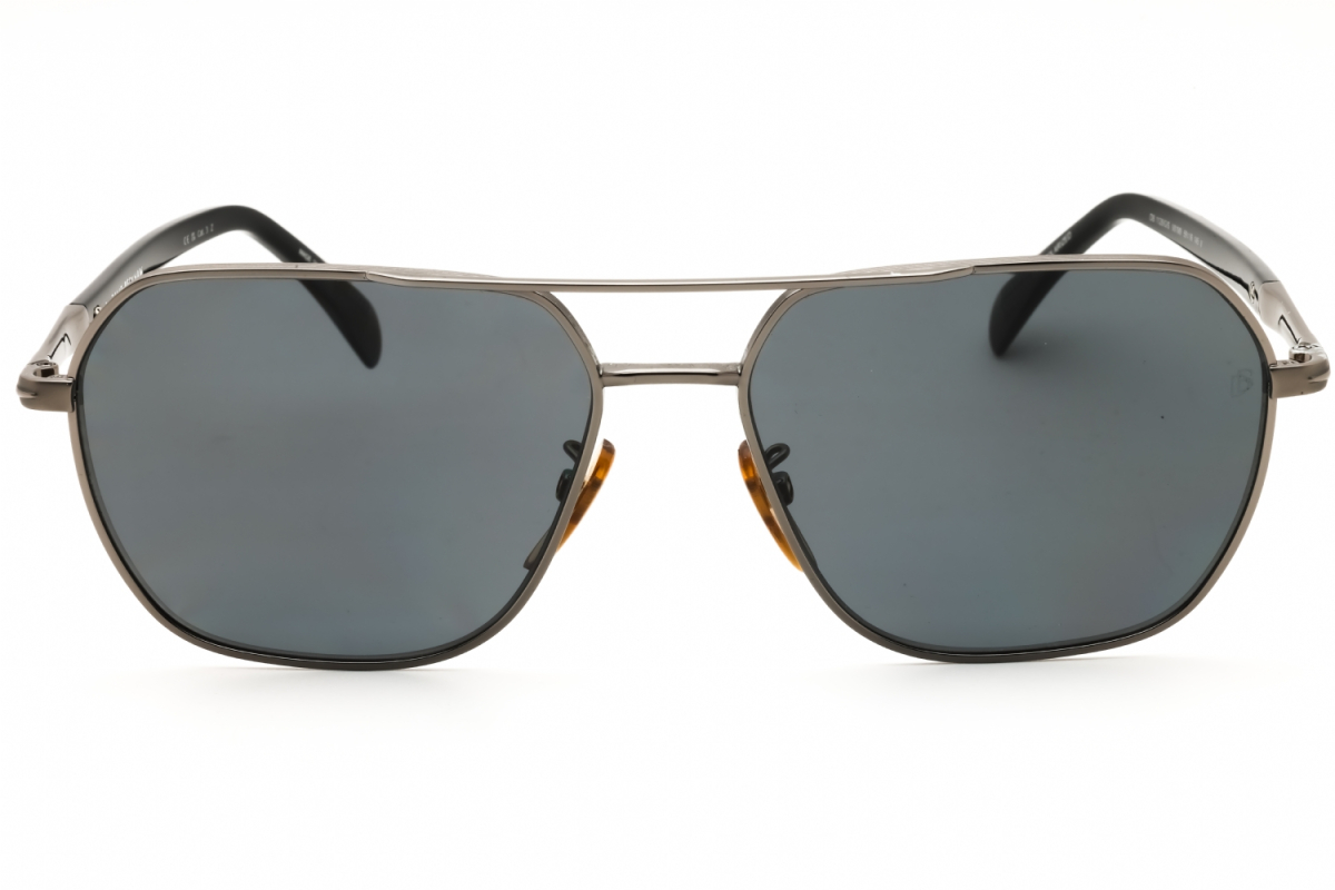 David Beckham DB1128/G/S Men's Sunglasses – Ruthenium Black / Dark Grey Polarized, 59mm - Image 2