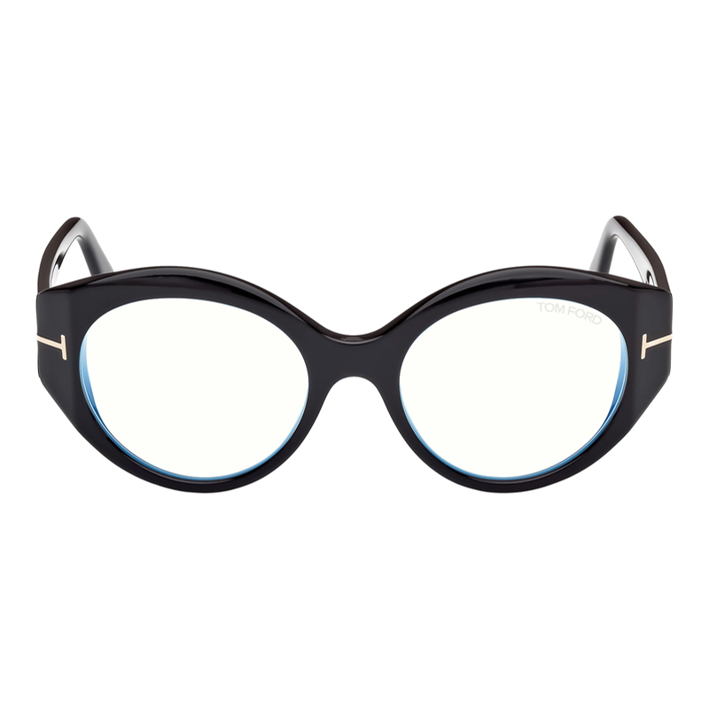 Tom Ford FT5950-B Women's Eyeglasses – Shiny Black, 53mm - Image 2