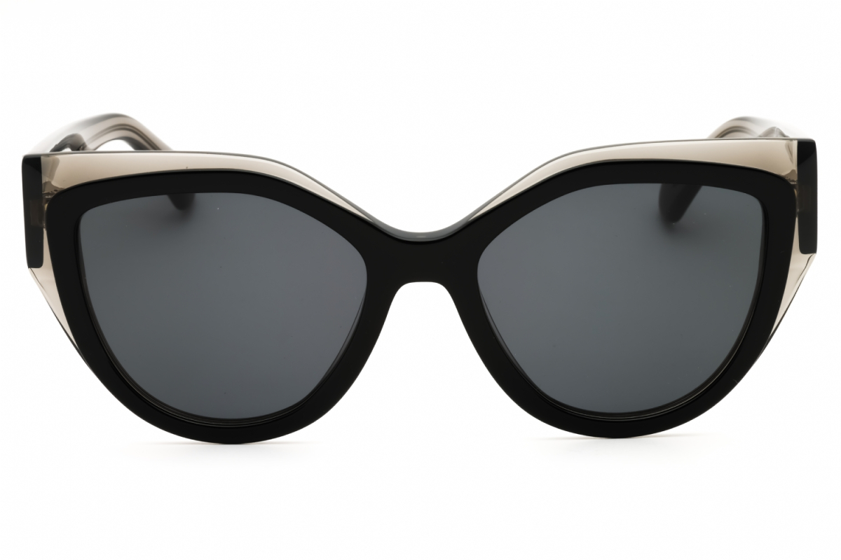 Salvatore Ferragamo SF2004S Women's Sunglasses – Transparent Grey/Black / Smoke, 53mm - Image 2