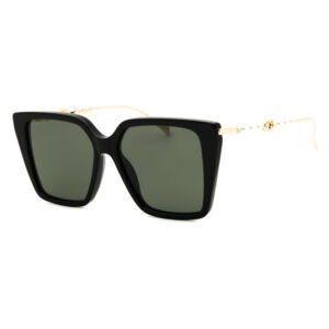 Gucci GG1967S Women's Sunglasses β Black Gold / Grey, 54mm