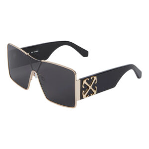 Off-White OERI14GASPEN Unisex Sunglasses β Gold / Dark Grey