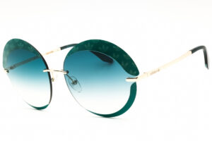 Adidas OR0019 Women's Sunglasses – Dark Green / Green Gradient, 67mm