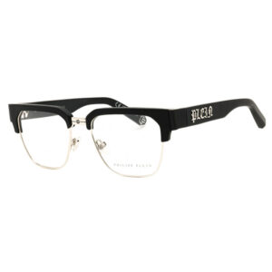 Philipp Plein VPP113M Men's Eyeglasses – Shiny Palladium, 53mm