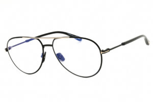 Tom Ford FT5829-B Men's Eyeglasses β Shiny Black, 57mm