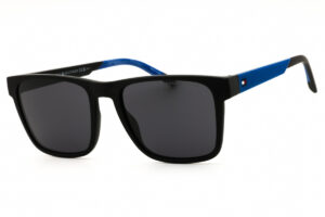 Tommy Hilfiger TH2144/S Men's Sunglasses β Black/Blue / Grey, 55mm