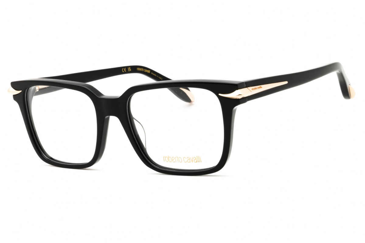 Roberto Cavalli VRC019M Women's Eyeglasses – Shiny Black, 52mm