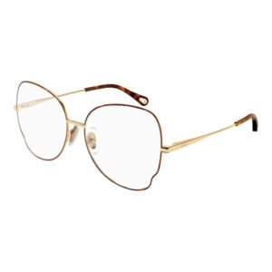Chloe CH0098O Women's Eyeglasses β Havana/Gold, 56mm