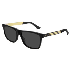 Gucci GG0687S Men's Sunglasses – Black / Grey, 57mm