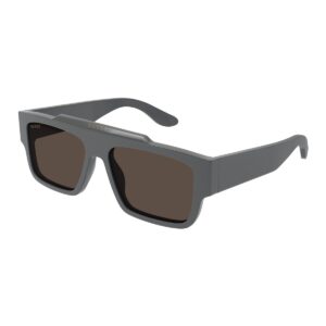 Gucci GG1460S Men's Sunglasses – Charcoal Grey / Brown, 56mm