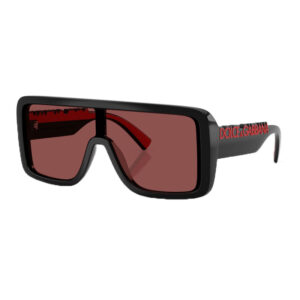 Dolce & Gabbana DG6204 Unisex Sunglasses β Shiny Black / Violet