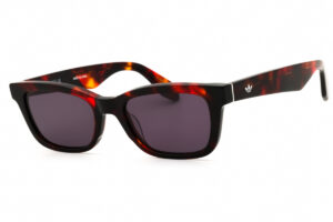 Adidas OR0117 Unisex Sunglasses – Red Havana / Smoke, 53mm