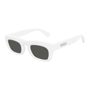 Gucci GG1777S Women's Sunglasses β Shiny White / Grey, 50mm