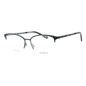 Liz Claiborne L673 Women's Eyeglasses – Black Teal, 55mm