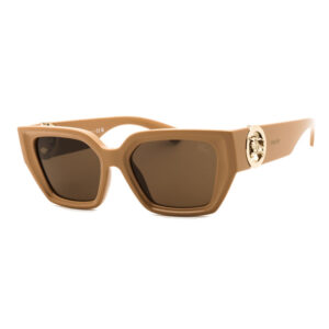 Burberry BE4472U Women's Sunglasses – Beige / Dark Brown, 53mm